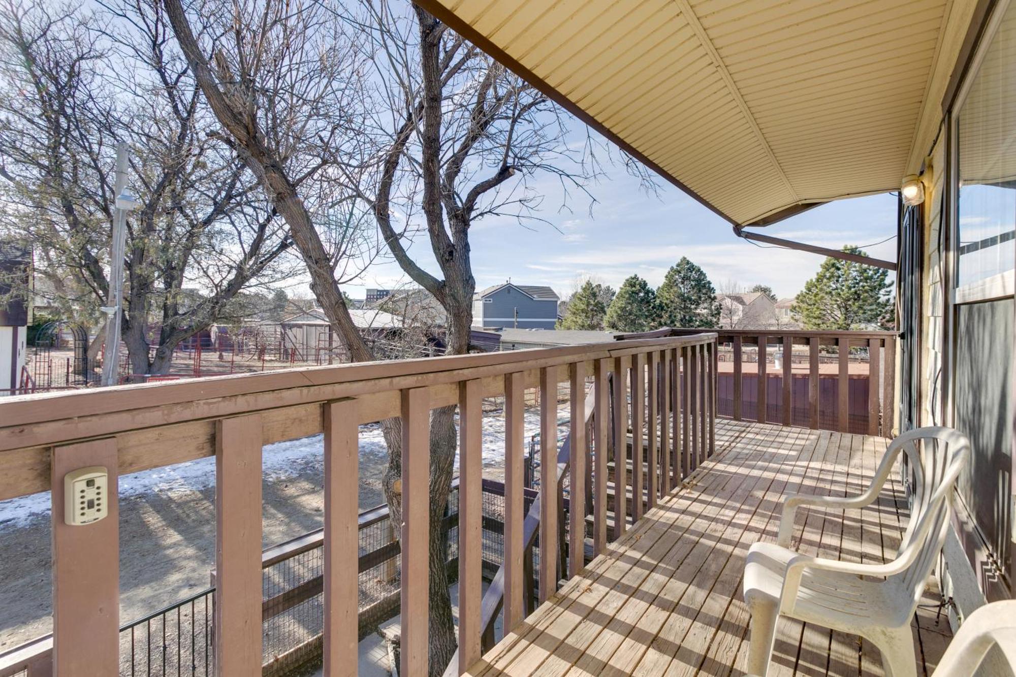 Apartamento Convenient Colorado Horse Farm With Balcony! Aurora